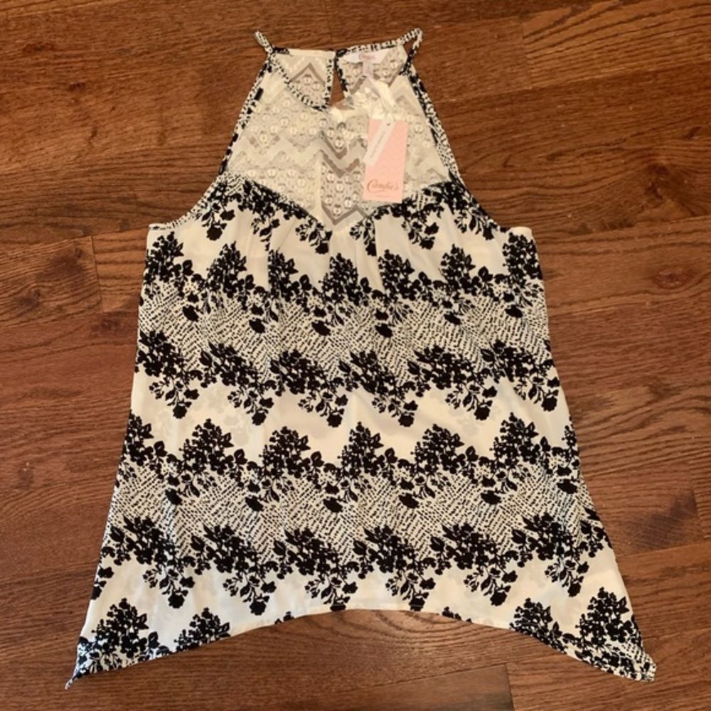 Candies Juniors Lace Camisole Tank Top NEW Small